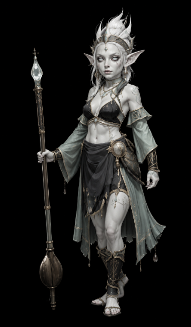 Delyxa the Great Liberator, legendary she-goblin and servant of Depravos